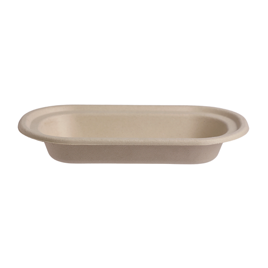 Rectangular Snack Plate Beige