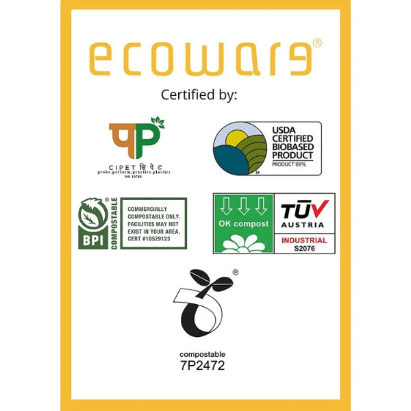 Ecoware 240 ml round eco-friendly disposable bowl