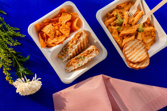 2 Compartment Tray- Portable