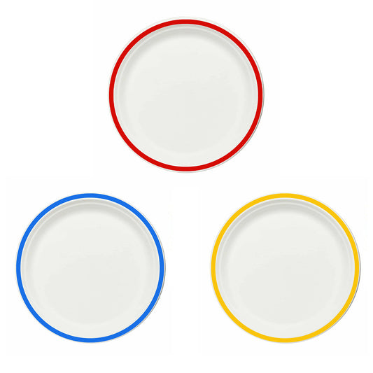 Taarey 10 inch round eco-friendly disposable dinner plate