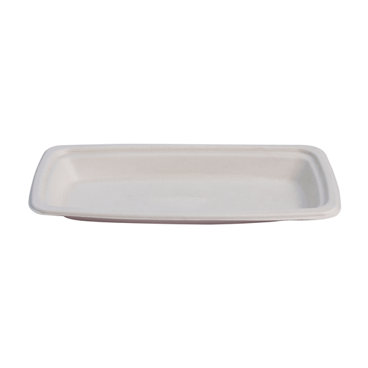Rectangular Snack Plate Beige