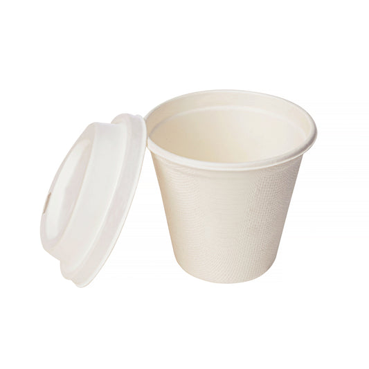 250ml disposable cup with lid for takeaway beverages