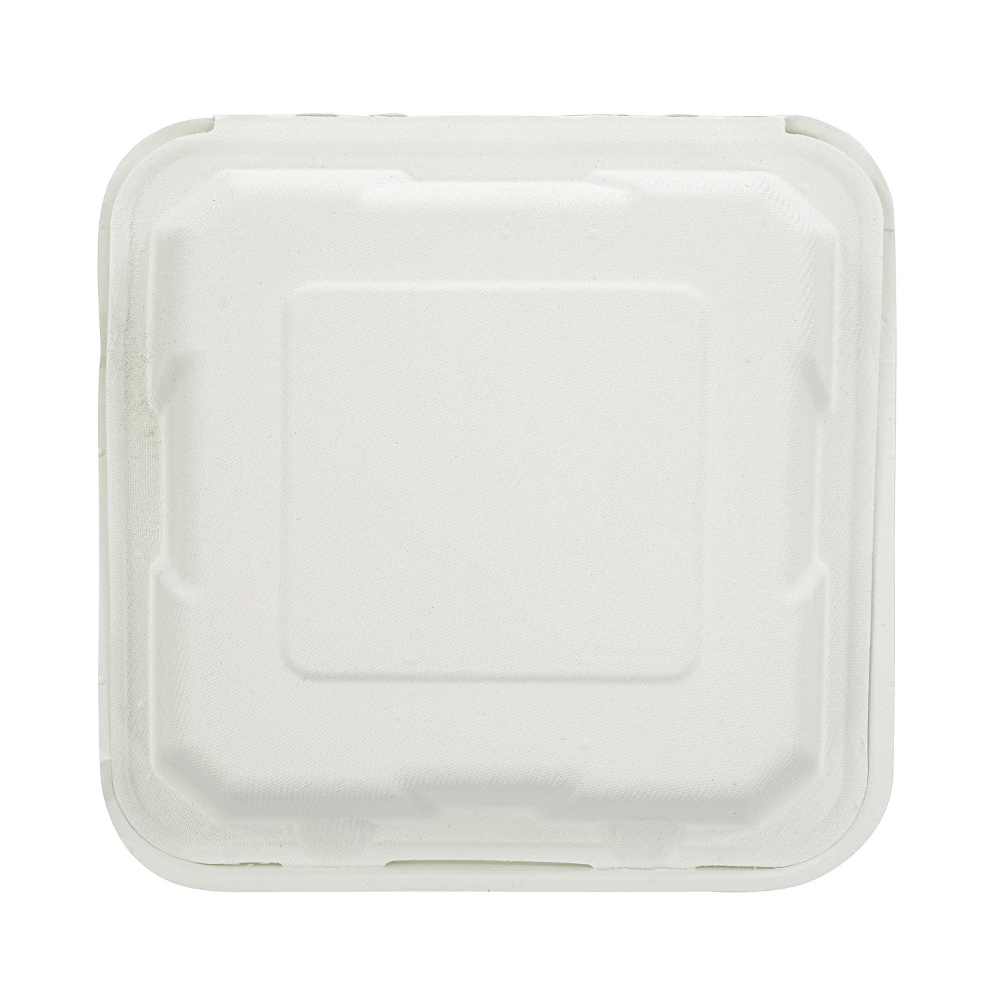 8x8 clamshell food box with lid for takeaway