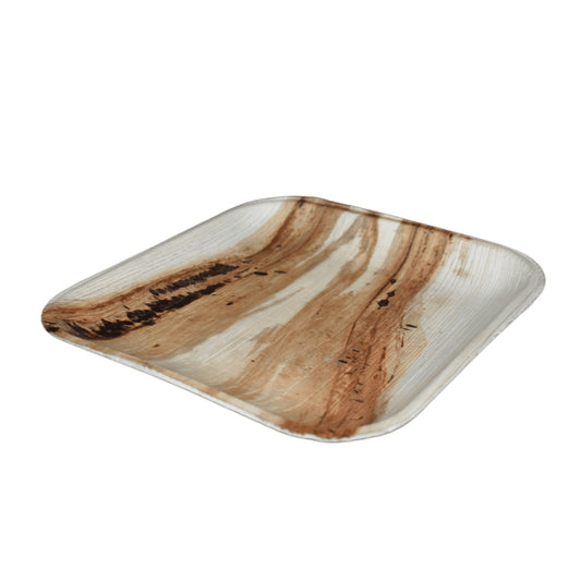 Areca 10 inch square plate made from natural palm leaf