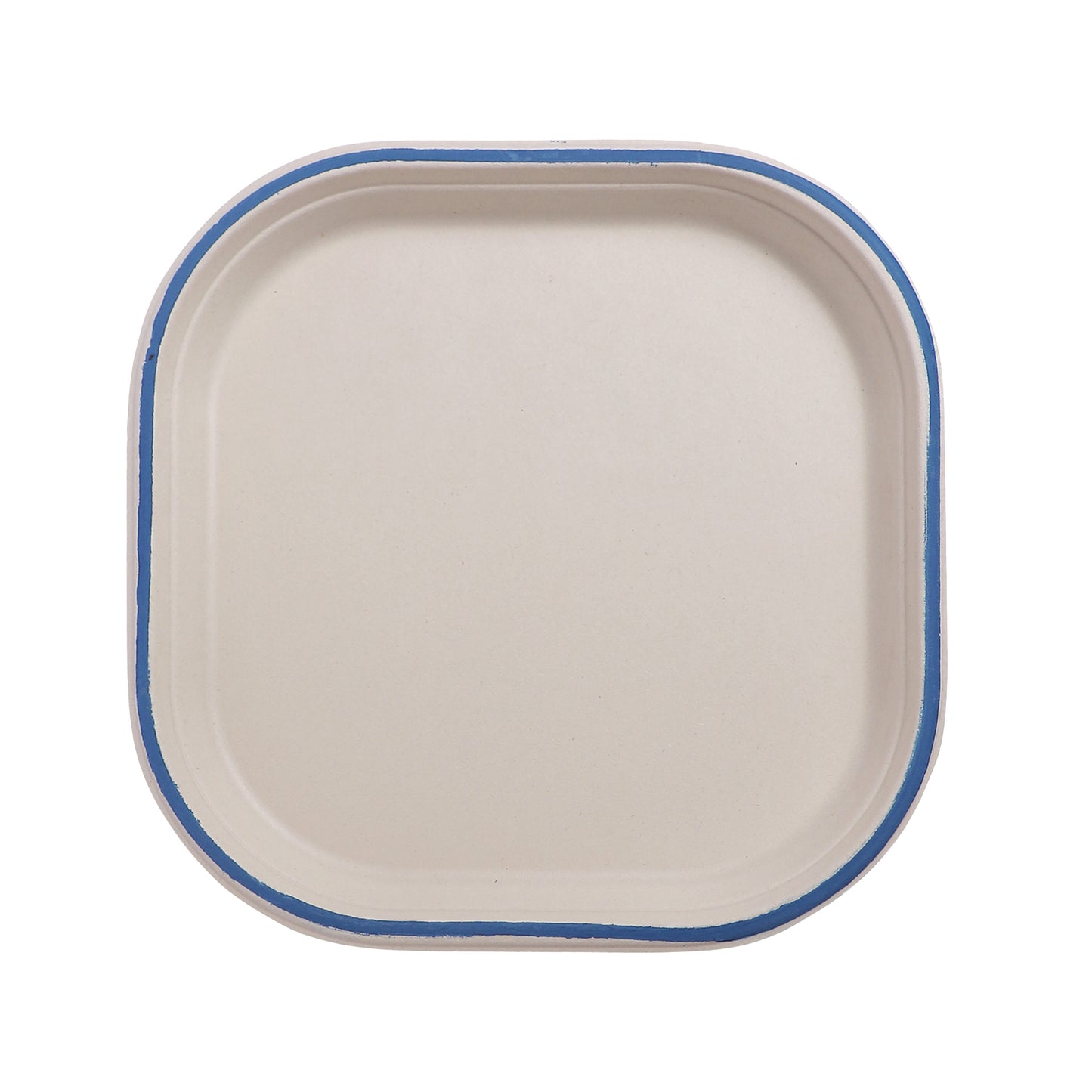 Taarey 10 inch square eco-friendly disposable dinner plate