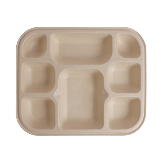 8 Compartment Tray-Great for variety-packed meals & snacks