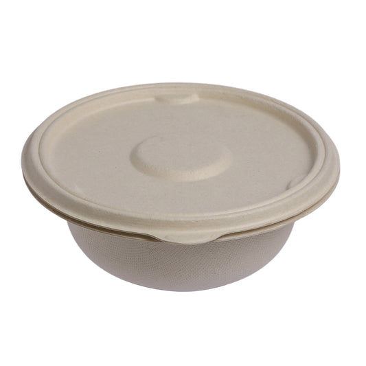 Round 750ml food storage container with lid for meals and storage