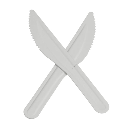 Eco-friendly paper disposable knife for parties, catering, and takeaway