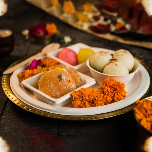 Eco-friendly disposable party pack for festivals and celebrations