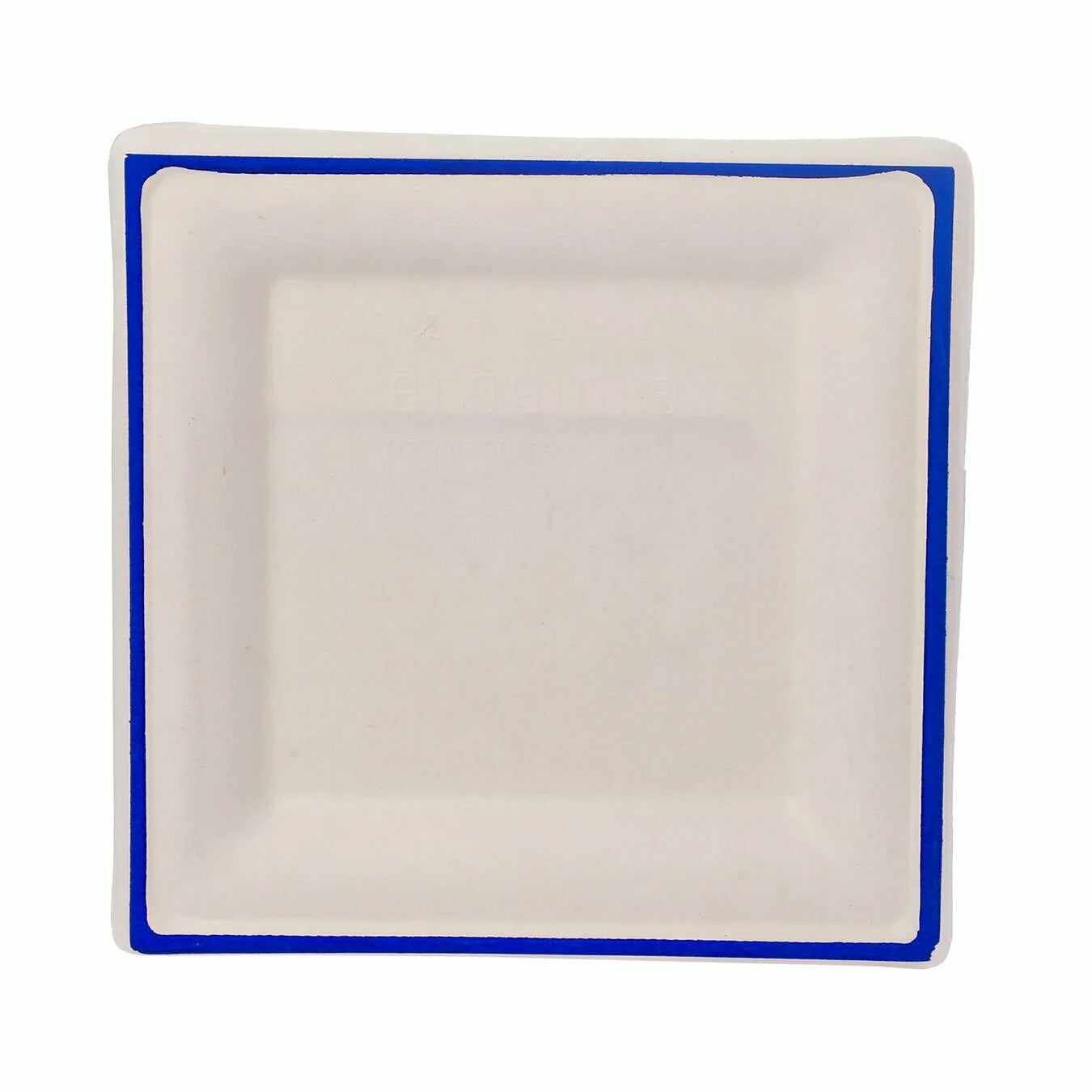 Taarey 8 inch square disposable eco-friendly plate for meals and snacks