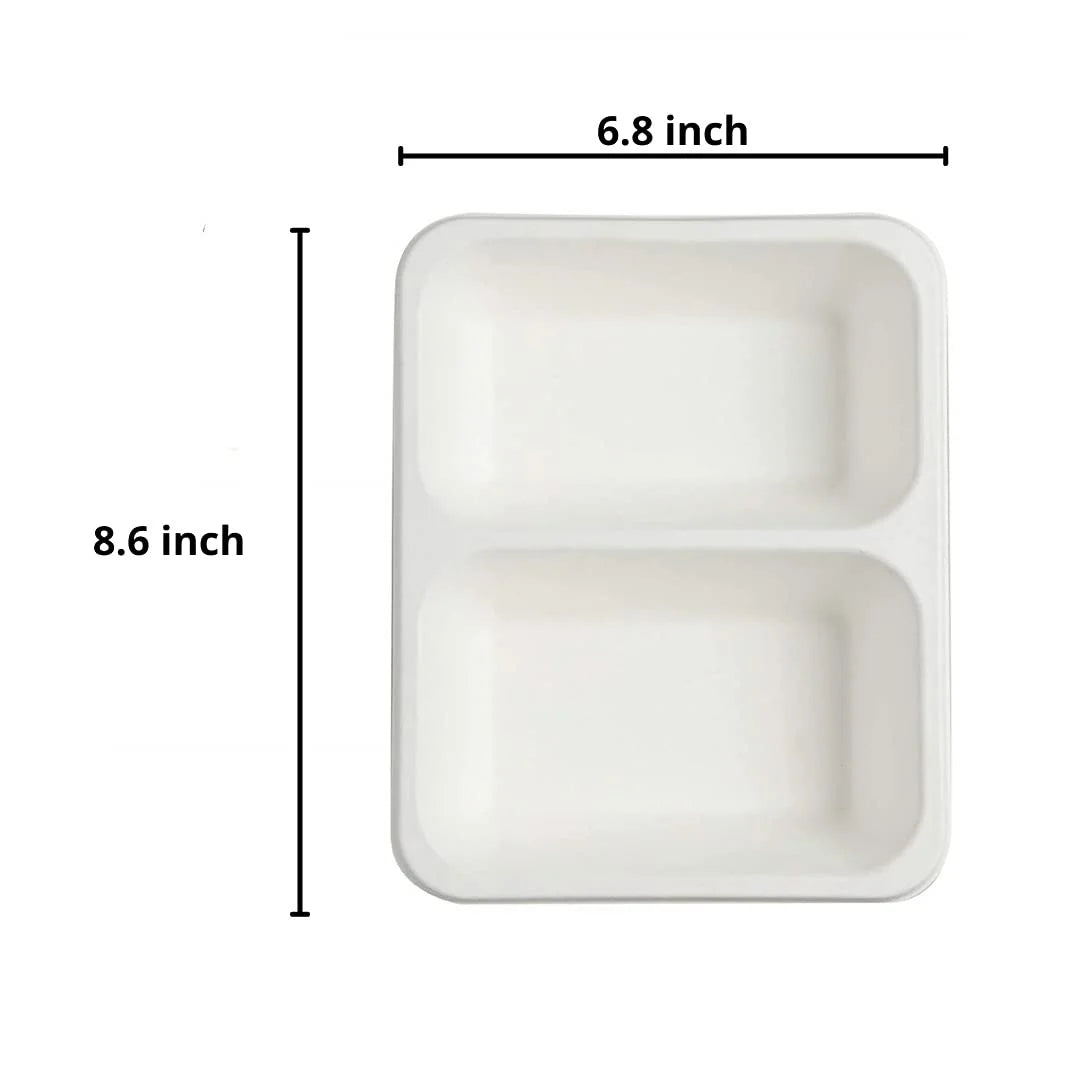 2 Compartment Tray