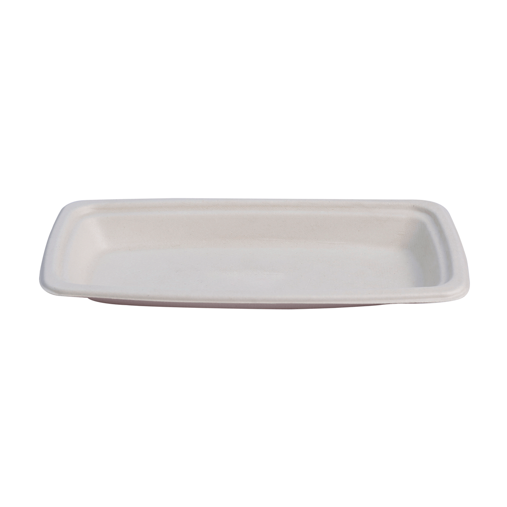 Rectangular Snack Plate Beige