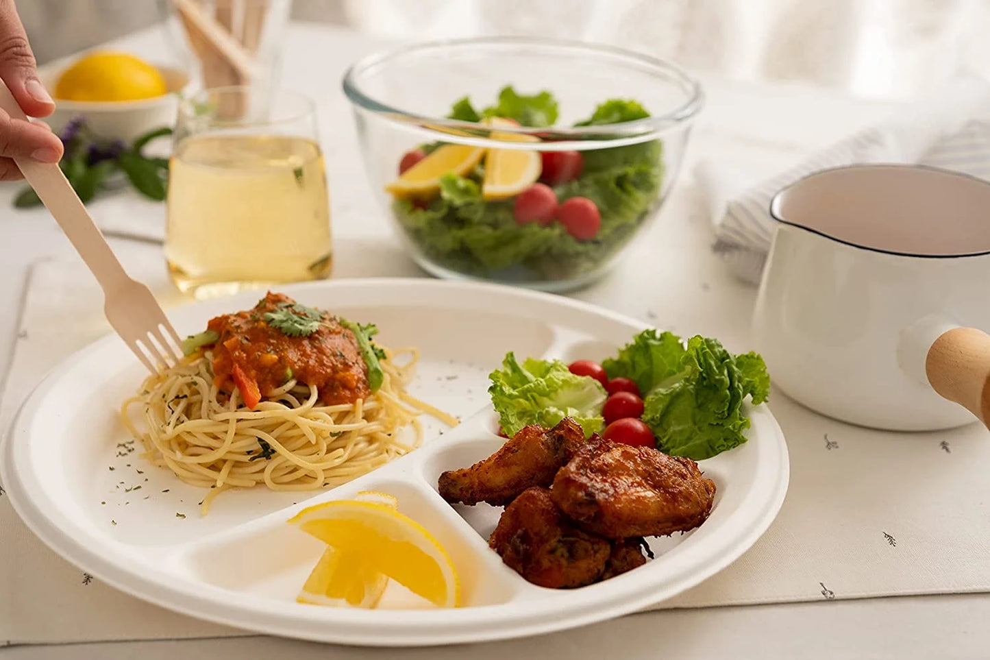 11 inch 4 Compartment Plate