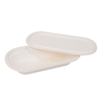 Oval Food Container with Lid 500 ml