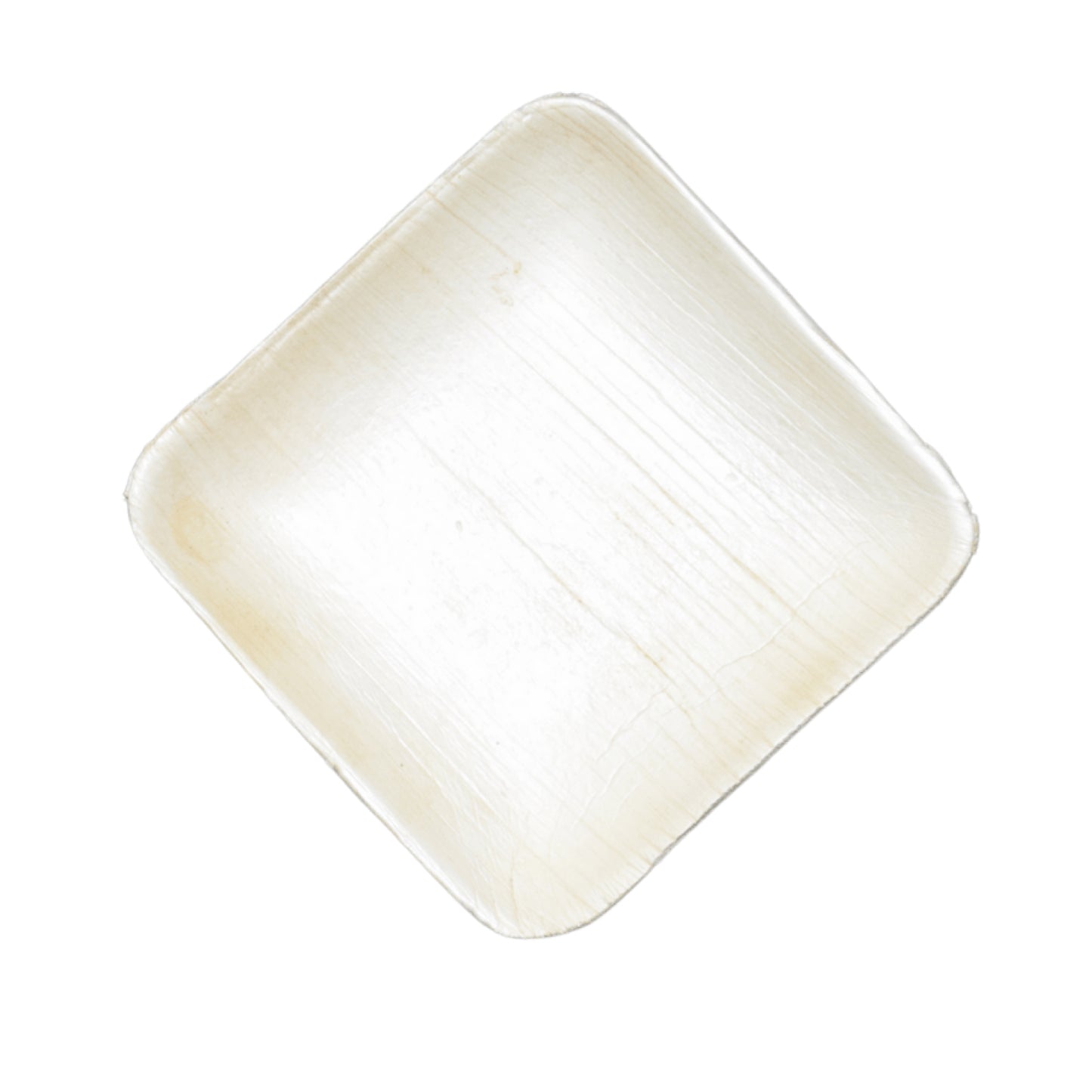 Areca 4 inch Square Ribless plate