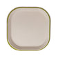 Taarey 10 inch square eco-friendly disposable dinner plate