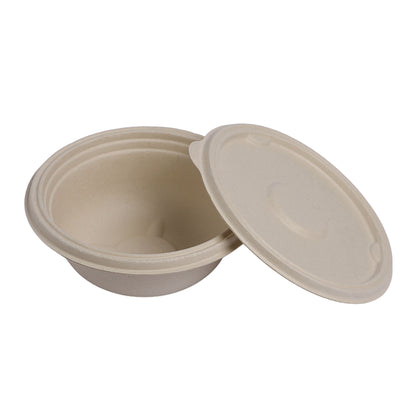 Round 750ml food storage container with lid for meals and storage