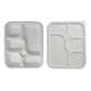 5 Compartment Meal Tray With Lid