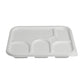 5 Compartment Meal Tray With Lid