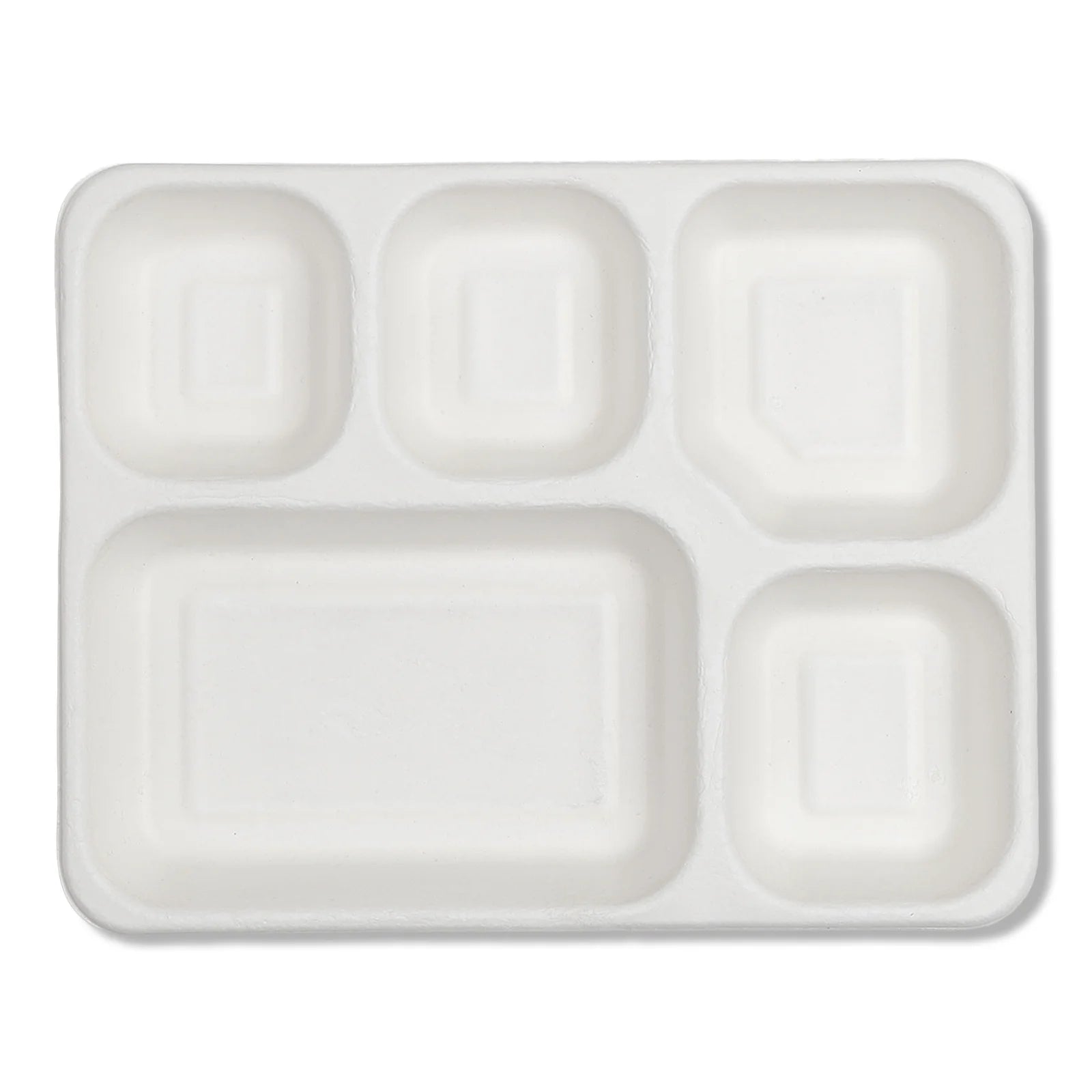 Ecoware Sustainable & Smart – 5 Compartment Tray for Greener Meals