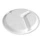 9 inch 3 Compartment Round Plate