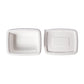 Rectangular Container 650 ml with Lid (White)