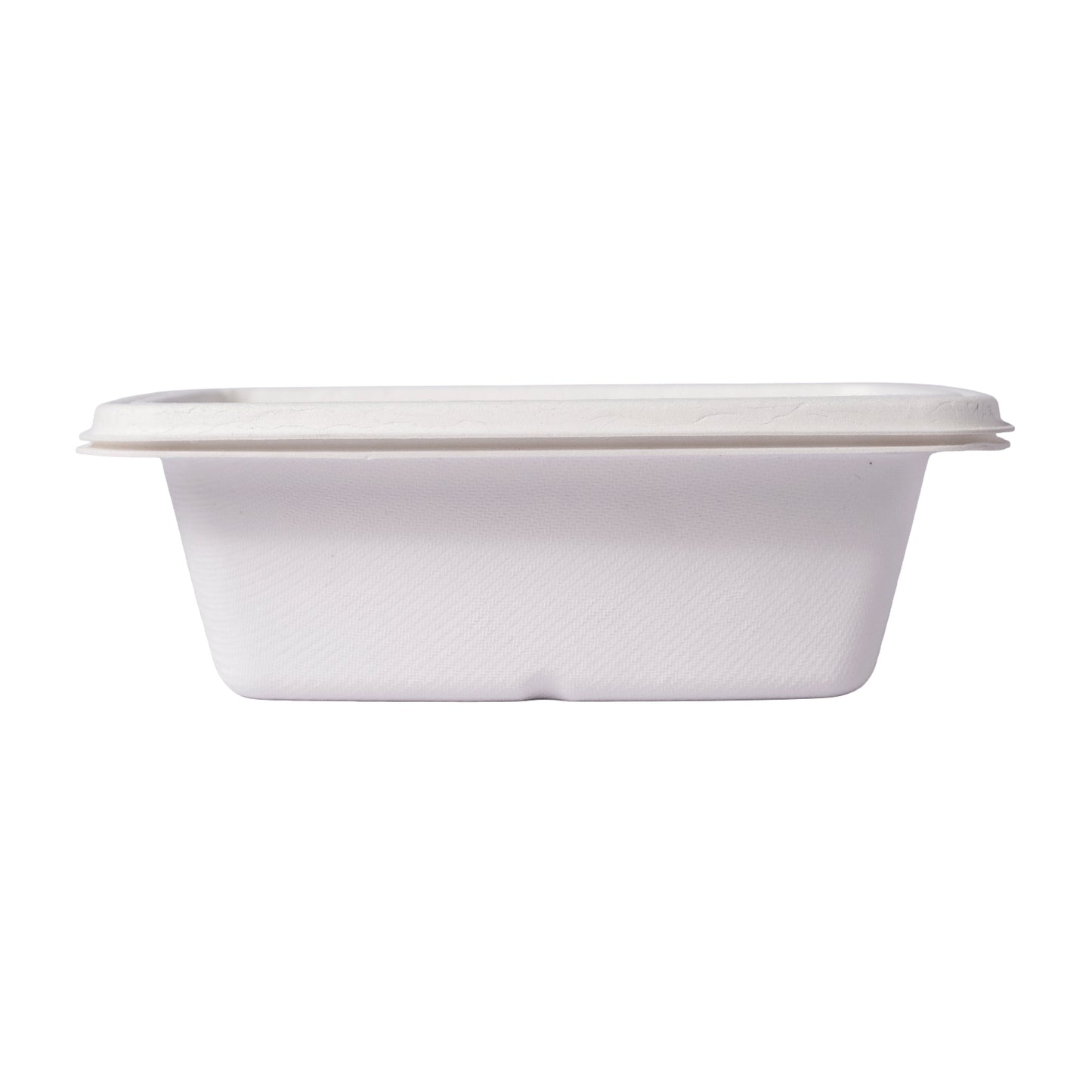 Rectangular Container 650 ml with Lid (White)