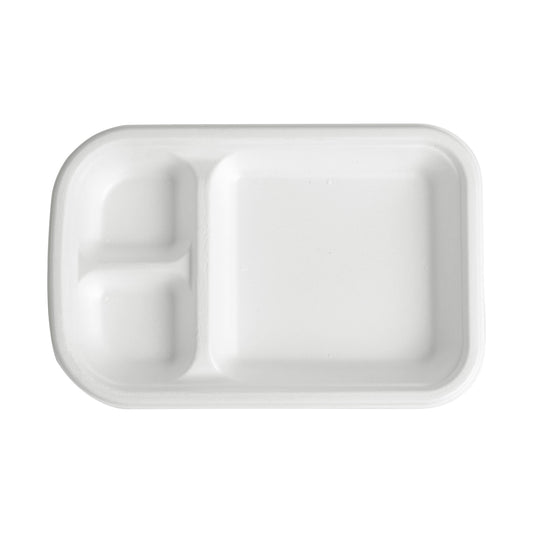 Snack Plate 3-Compartment