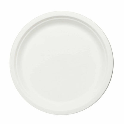 10 inch round sugarcane bagasse compostable plate