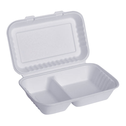 10X6 2 Compartment Clamshell Box