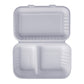10X6 2 Compartment Clamshell Box