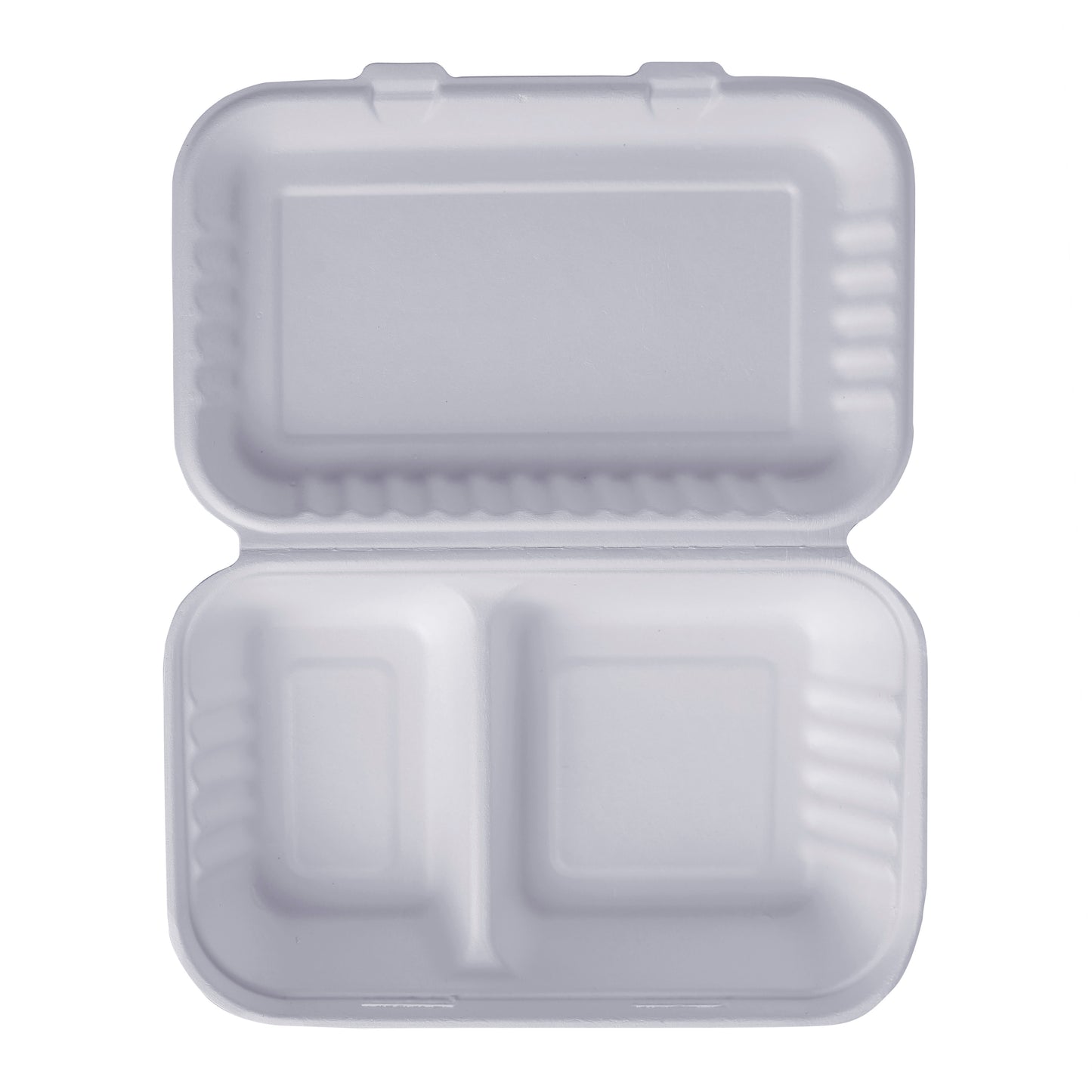 10X6 2 Compartment Clamshell Box