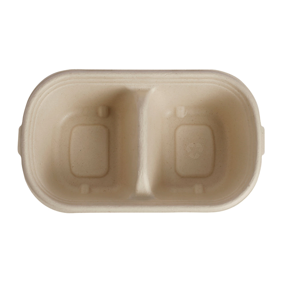 Nacho Container 2-Compartment – Ecoware