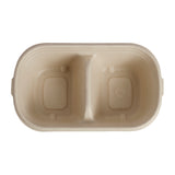 2 Compartment Food Container